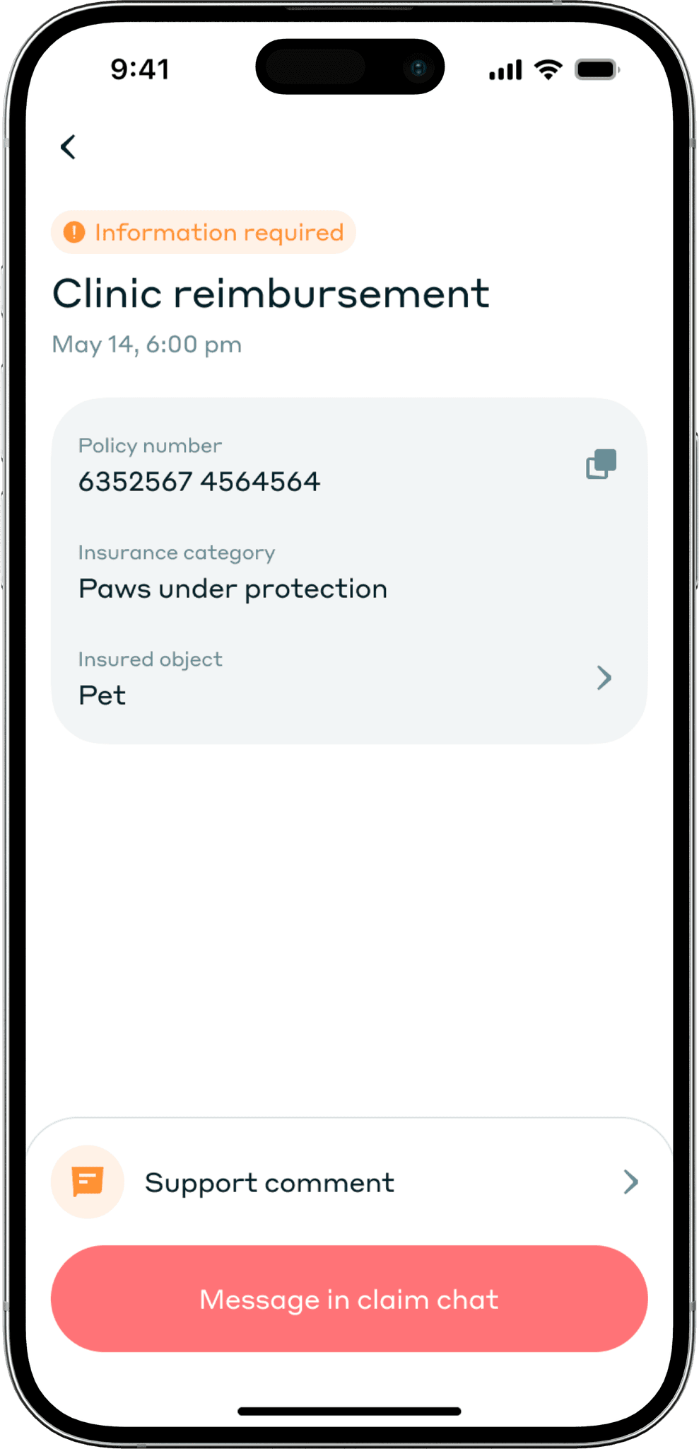 Luchi ex.BestDoctor | Insurance interface