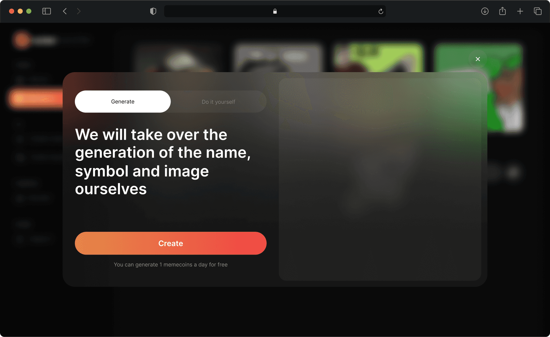 Untitled | Memes interface